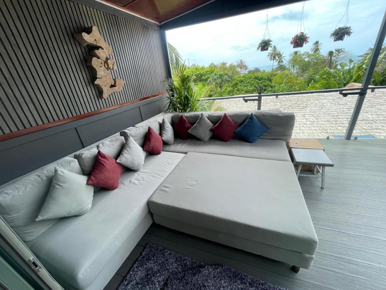 Stunning Villa With Ocean Views And Free Car Lamai Beach  Esterno foto