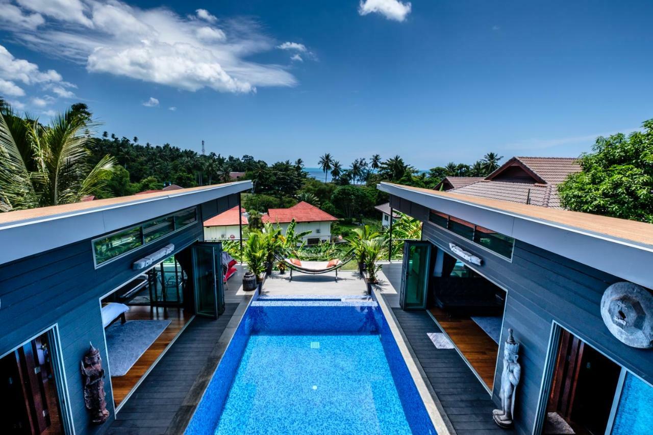 Stunning Villa With Ocean Views And Free Car Lamai Beach  Esterno foto