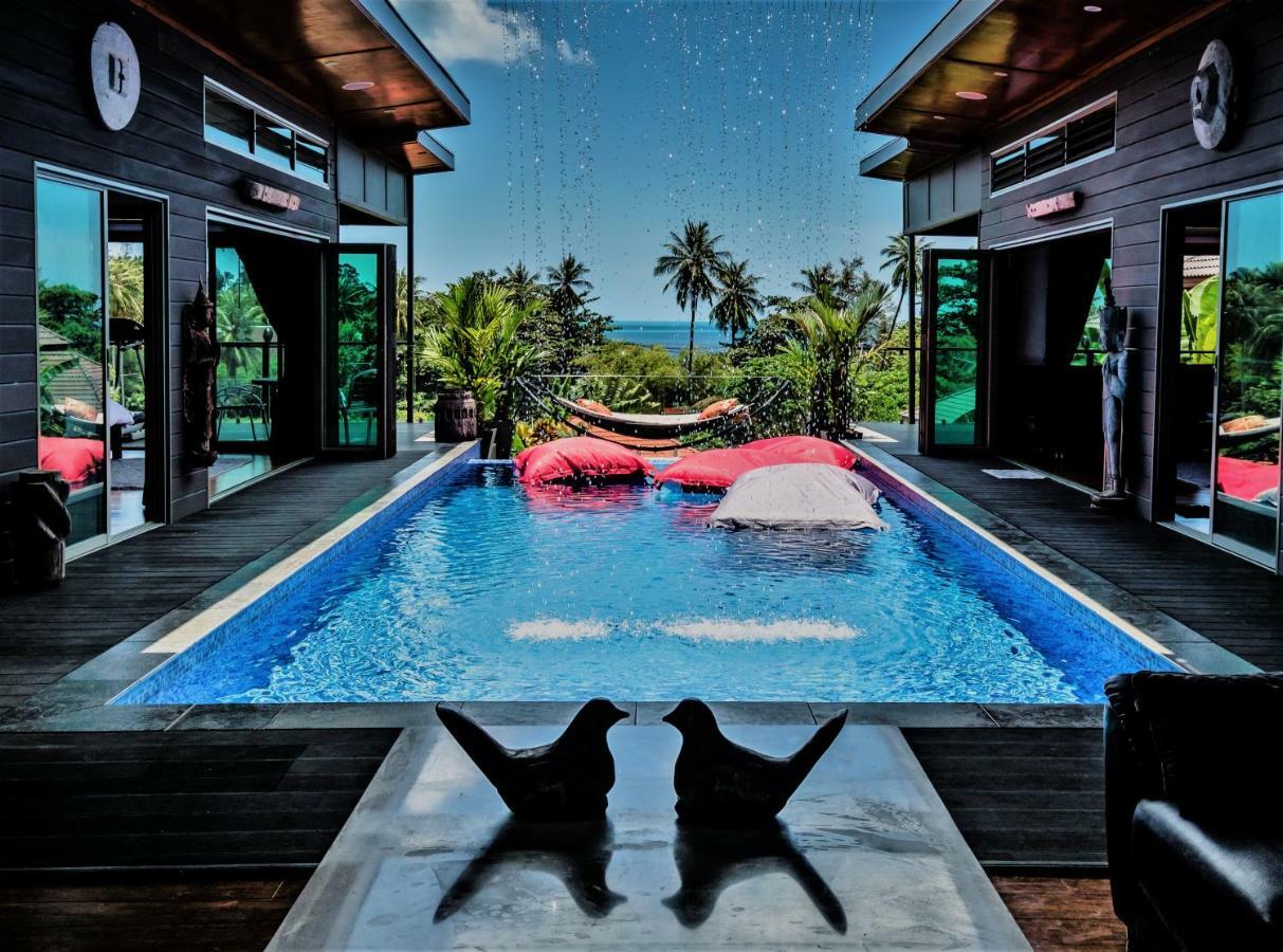 Stunning Villa With Ocean Views And Free Car Lamai Beach  Esterno foto