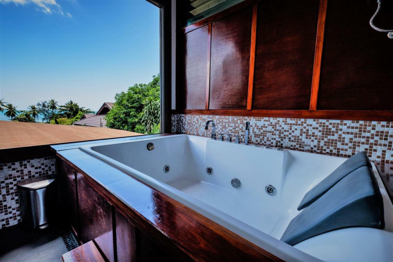 Stunning Villa With Ocean Views And Free Car Lamai Beach  Esterno foto